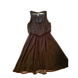 Black loose flowy dress